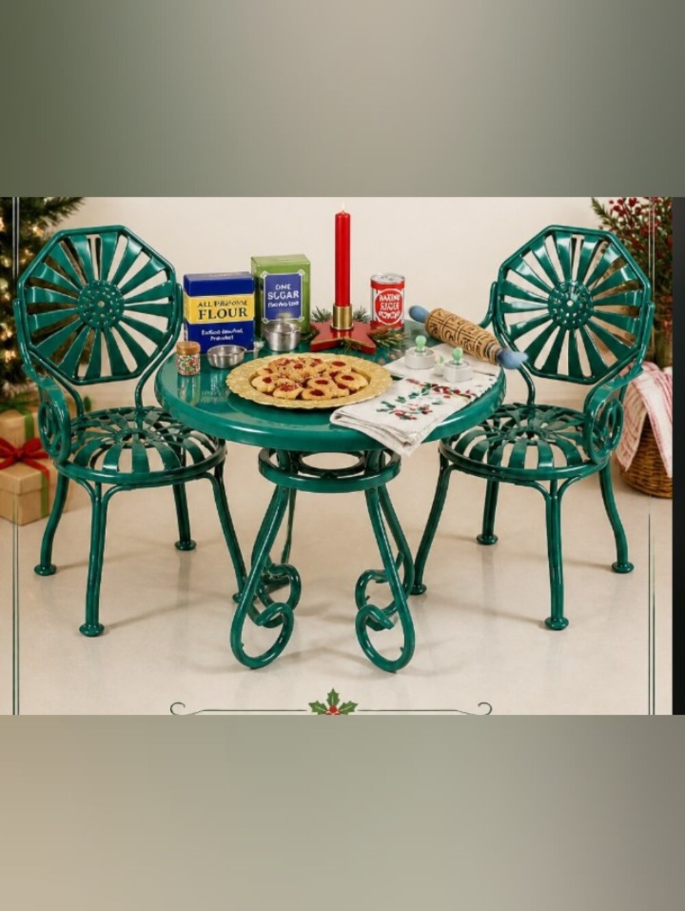 𝐀𝐦𝐞𝐫𝐢𝐜𝐚𝐧 𝐆𝐢𝐫𝐥 𝐃𝐨𝐥𝐥 𝐊𝐢𝐭 𝐓𝐚𝐛𝐥𝐞 𝐒𝐞𝐭 & 𝐁𝐚𝐤𝐢𝐧𝐠 𝐒𝐞 - Picture 2 of 15
